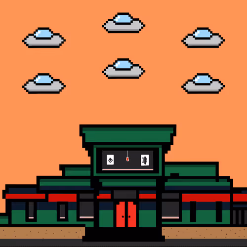 8 Bit Graffiti Mansions