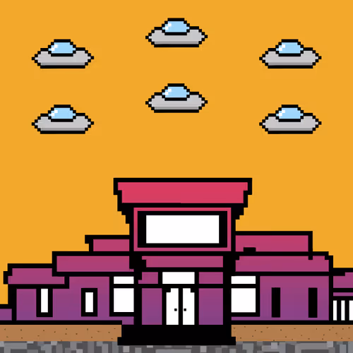 8 Bit Graffiti Mansions