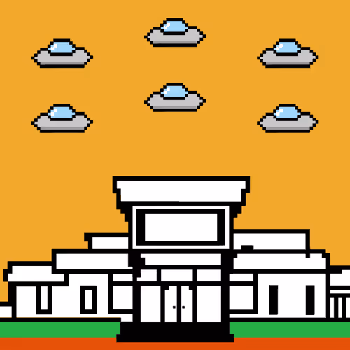 8 Bit Graffiti Mansions