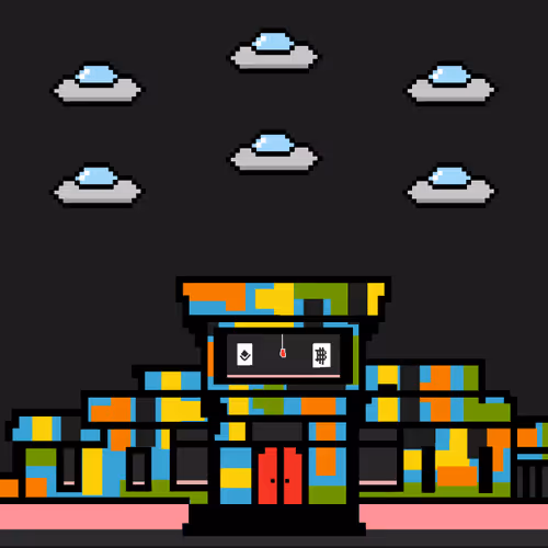8 Bit Graffiti Mansions