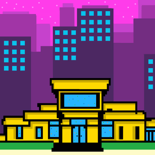 8 Bit Graffiti Mansions