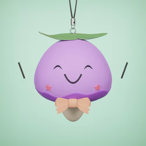3d Shimeji Keychain
