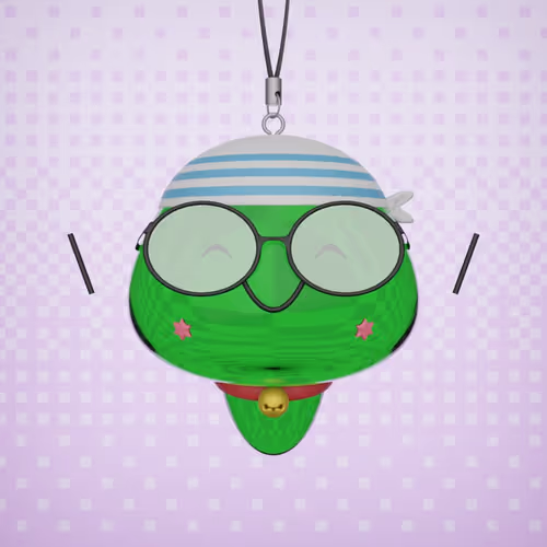 3d Shimeji Keychain