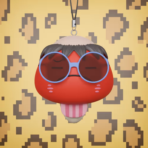 3d Shimeji Keychain