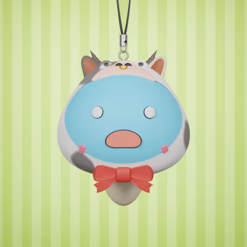 3d Shimeji Keychain
