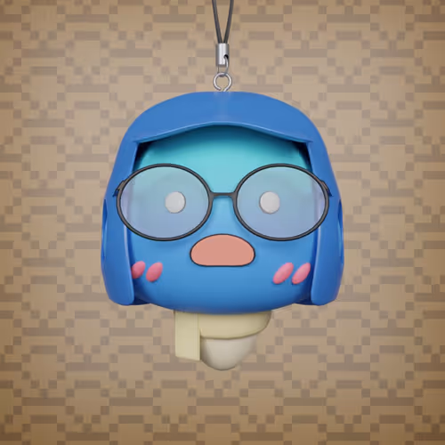 3d Shimeji Keychain