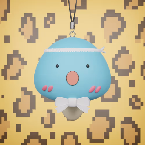 3d Shimeji Keychain