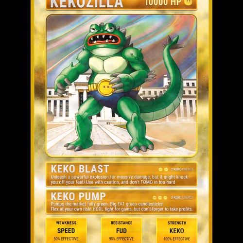LIMITED EDITION $KEKO CARD