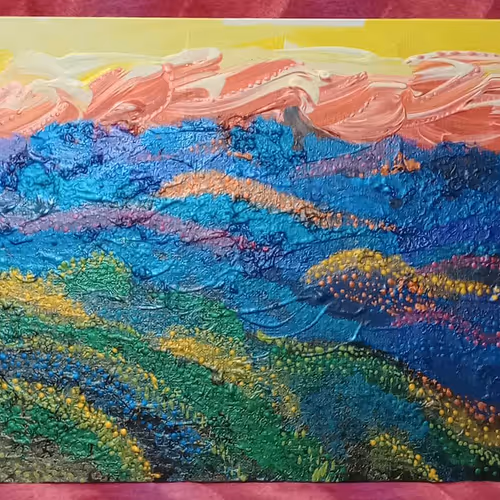 Mel Hearts on Canvas