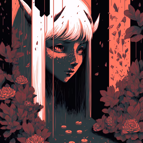 Crimson Portrait
