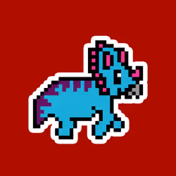 PixelSaurus Tri #0741 [Uncommon]