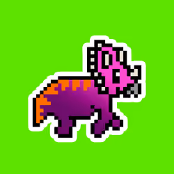 PixelSaurus Tri #0088 [Common]