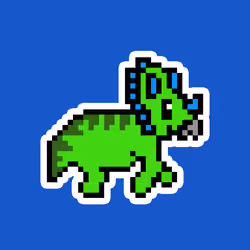 PixelSaurus Tri #0882 [Uncommon]