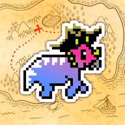 PixelSaurus Tri #0957 [Super Rare]