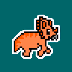 PixelSaurus Tri #0072 [Uncommon]
