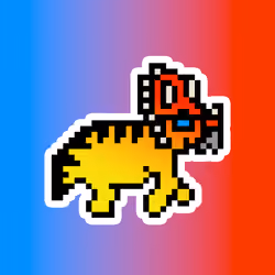 PixelSaurus Tri #0763 [Rare]