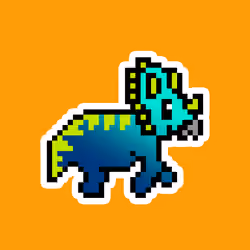 PixelSaurus Tri #0430 [Uncommon]