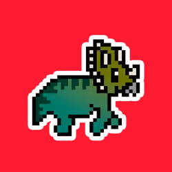 PixelSaurus Tri #0222 [Common]