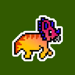 PixelSaurus Tri #0503 [Uncommon]