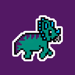 PixelSaurus Tri #0742 [Uncommon]