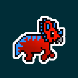 PixelSaurus Tri #0236 [Uncommon]