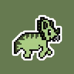 PixelSaurus Tri #0234 [Uncommon]