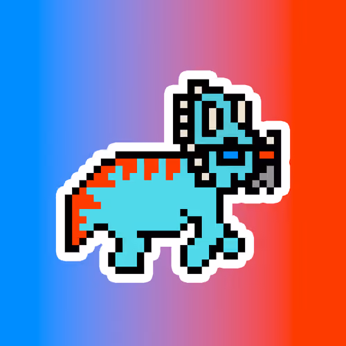PixelSaurus Tri #0759 [Rare]
