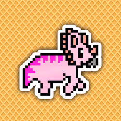 PixelSaurus Tri #0400 [Rare]