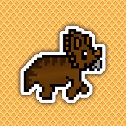 PixelSaurus Tri #0750 [Rare]