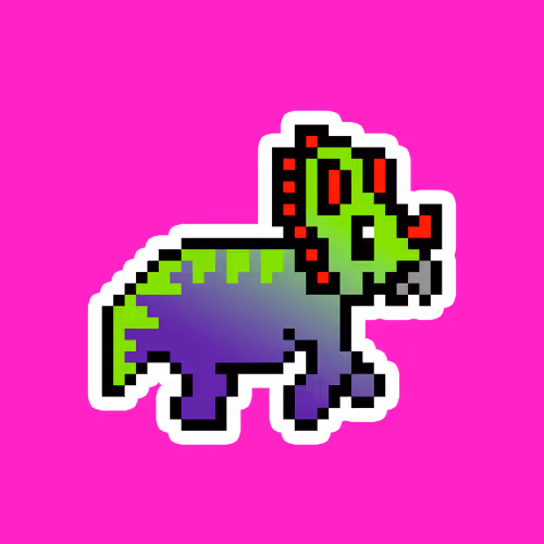 PixelSaurus Tri #0106 [Uncommon]