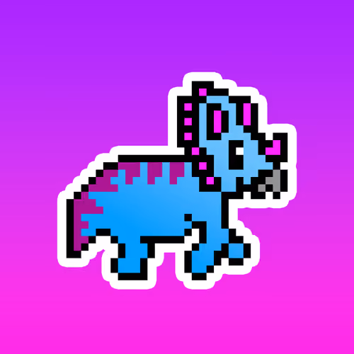 PixelSaurus Tri #0731 [Rare]