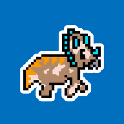 PixelSaurus Tri #0327 [Uncommon]
