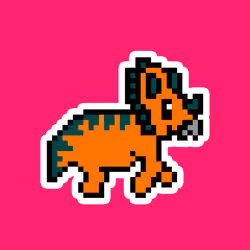 PixelSaurus Tri #0524 [Uncommon]