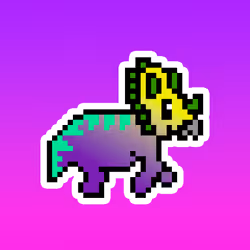 PixelSaurus Tri #0149 [Rare]