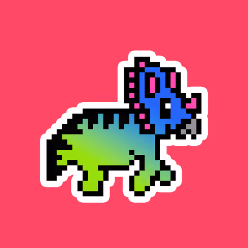PixelSaurus Tri #0871 [Uncommon]