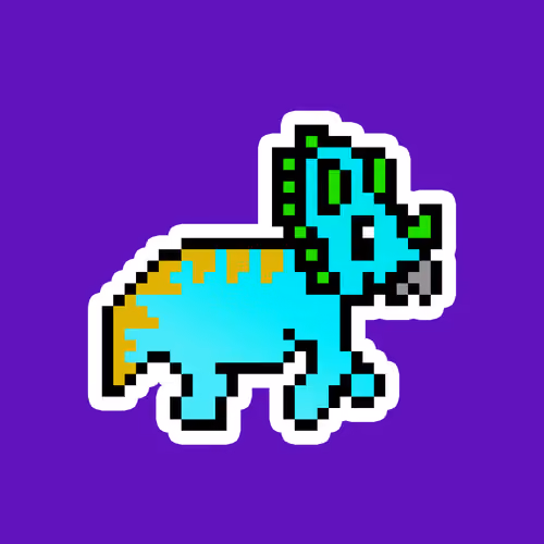 PixelSaurus Tri #0674 [Uncommon]