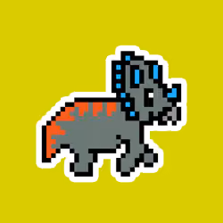 PixelSaurus Tri #0402 [Uncommon]