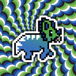 PixelSaurus Tri #0923 [Ultra Rare]