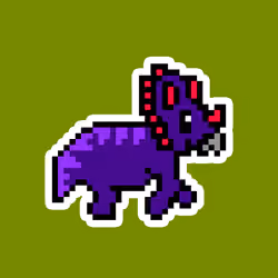 PixelSaurus Tri #0945 [Uncommon]