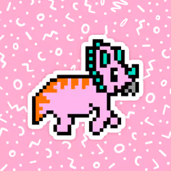 PixelSaurus Tri #0121 [Rare]