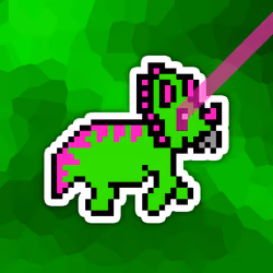 PixelSaurus Tri #0035 [Ultra Rare]
