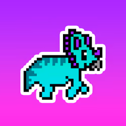 PixelSaurus Tri #0974 [Rare]
