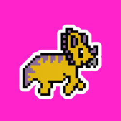PixelSaurus Tri #0670 [Uncommon]