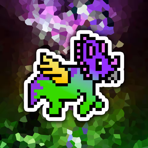 PixelSaurus Tri #0629 [Legendary]