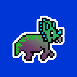 PixelSaurus Tri #0416 [Uncommon]