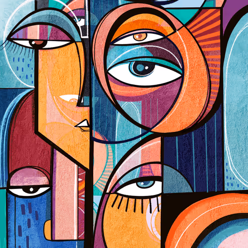 Mad Men Modern Cubist