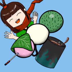 #293  Anne and Odango with laugh