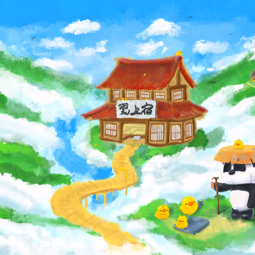 Panda & Little friends