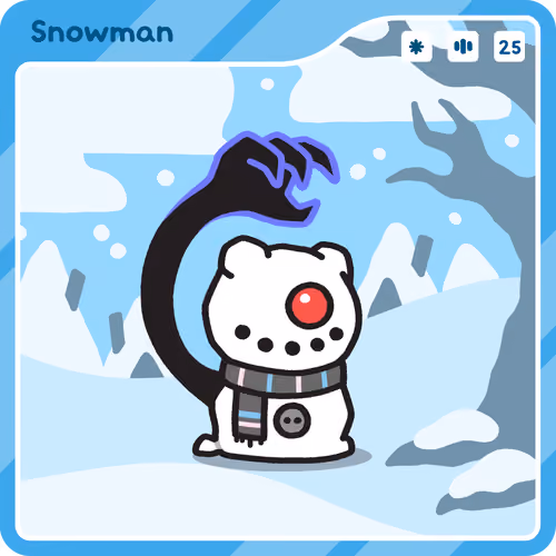 Snowman Bones #25