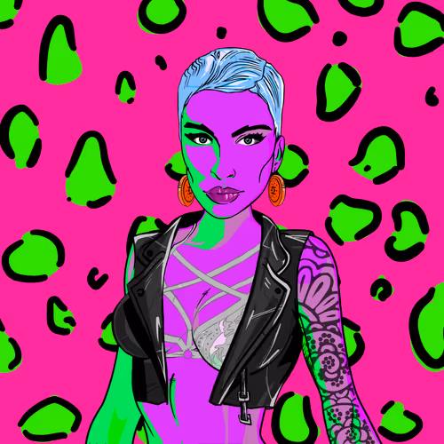 Crypto Girl Collectable #659